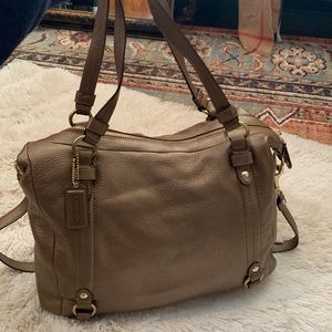 Coach bronze copper Alexandra bag